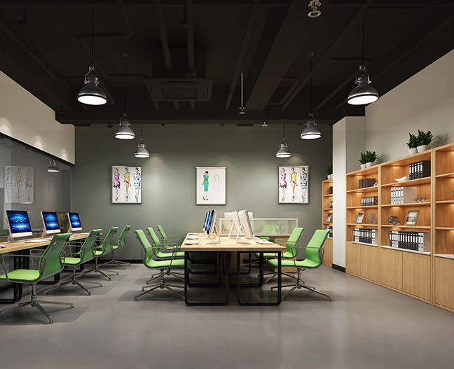 服裝貿(mào)易公司辦公室設計效果圖